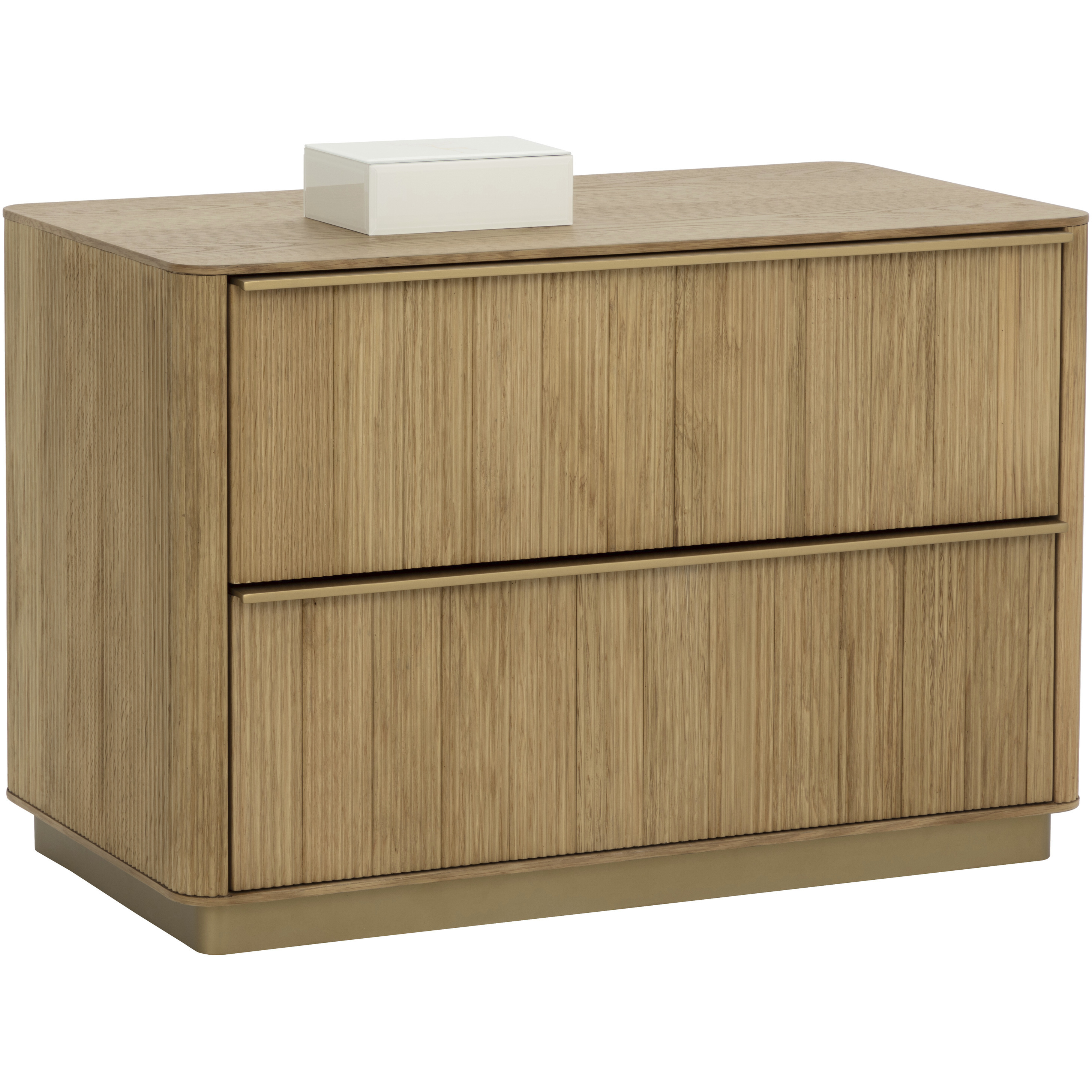 Kalla 36 X 24.25 inch Rustic Oak Nightstand